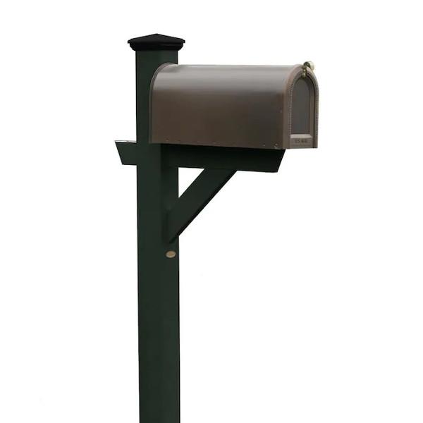 Durable Outdoor Hazleton Mailbox Post - Heavy Duty Steel Mailbox Stand with Anti-Rust Coating for Residential & Commercial Use - Perfect for Driveway, Garden, and Front Yard Installation