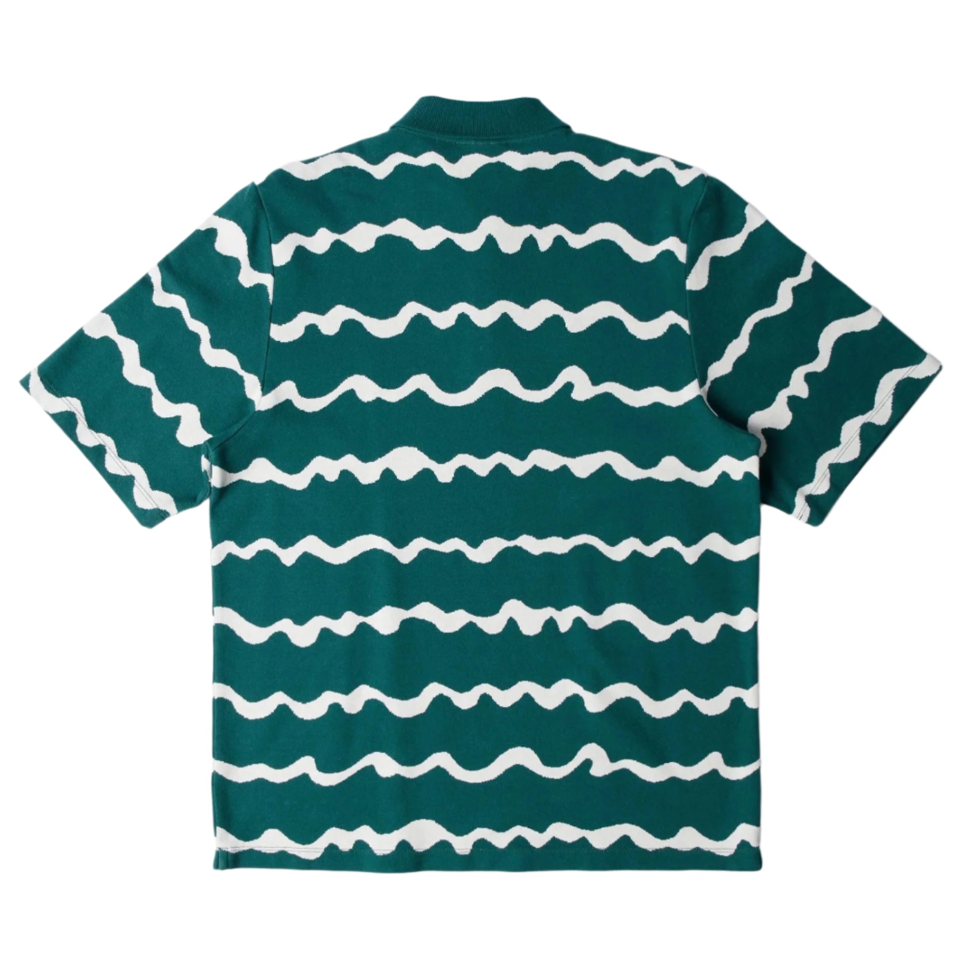 Parra Broken Waves Polo Shirt for Men - Stylish Casual Summer Short Sleeve Cotton Shirt - Perfect for Beach, Vacation, and Streetwear Outfits
