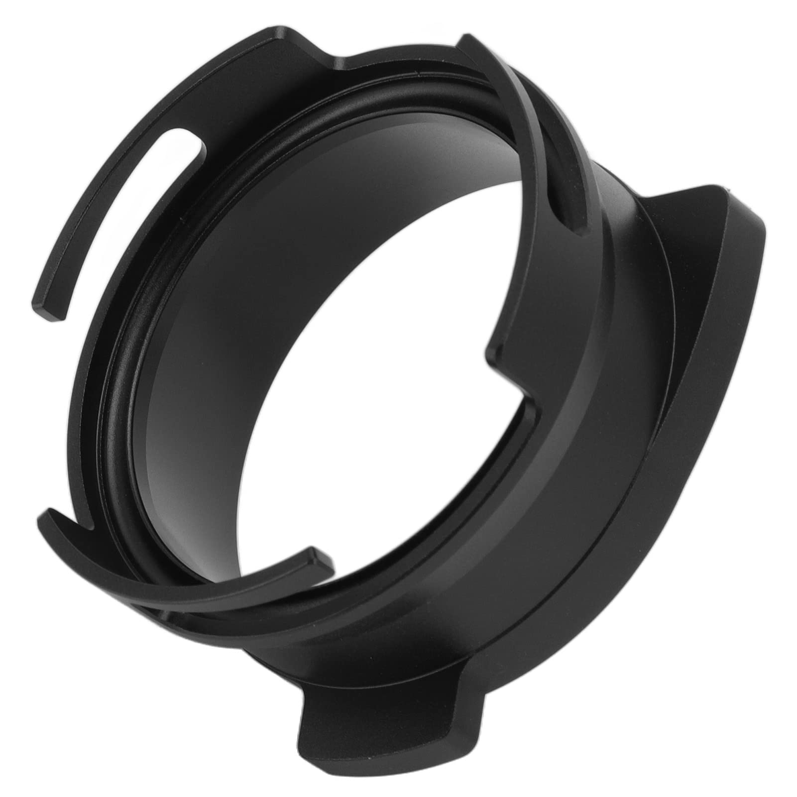 Premium Rotatable Dosing Funnel for Coffee Machines - CNC Aluminum Alloy Design Prevents Coffee Waste - Perfect for Home Baristas & Espresso Enthusiasts (Black)