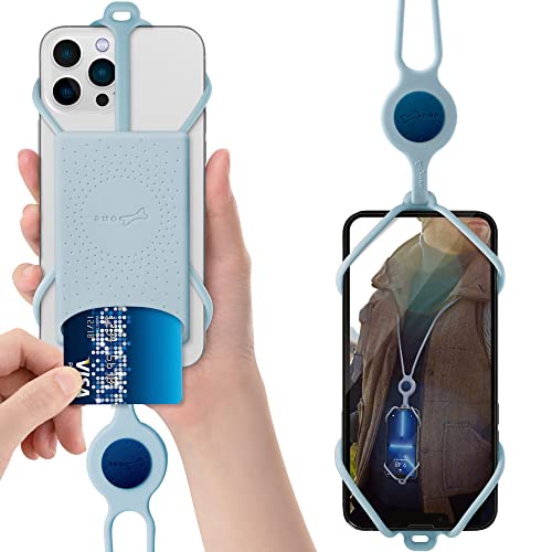 Neck Lanyard w/ Card (Blue)