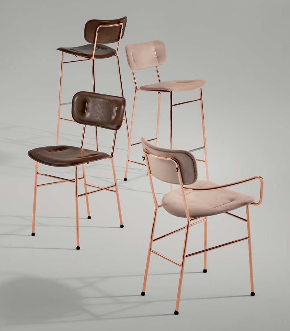 Midj Piuma S M CU Chair - Modern Ergonomic Office Chair for Home & Workspace - Perfect for Long Hours Sitting, Gaming & Remote Work