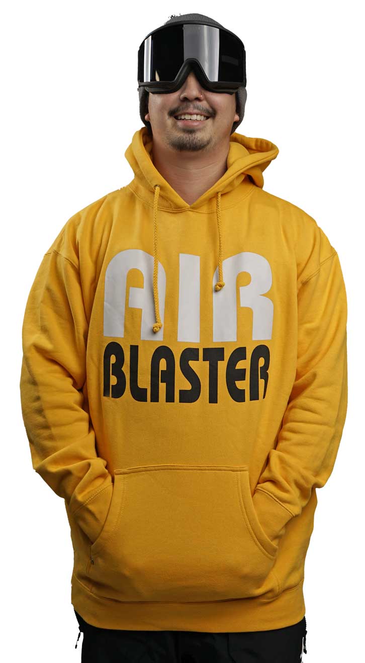 Airblaster Air Stack Pullover Hoodie 2021 - Premium Winter Hooded Sweatshirt for Skiing, Snowboarding & Outdoor Activities