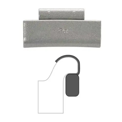 AA FN Clip On Wheel Weights (Steel, 25-Piece Box) - Perfect for Tire Balancing & Automotive Maintenance