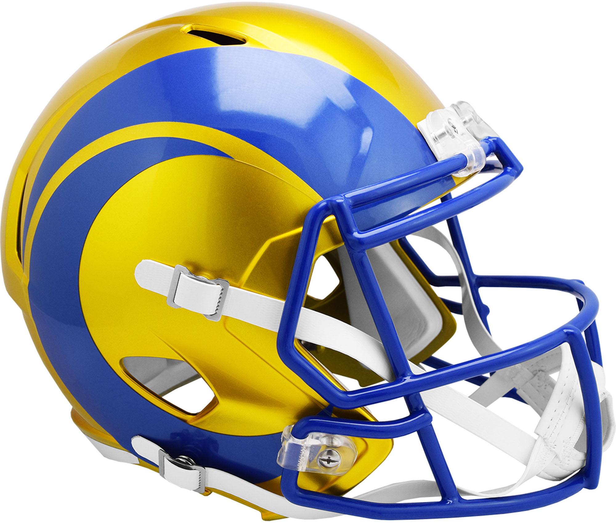Los Angeles Rams Speed Mini Helmet - Officially Licensed NFL Collectible for Fans, Display & Gifts - Perfect for Game Day Decor, Sports Memorabilia Collection & Football Themed Parties