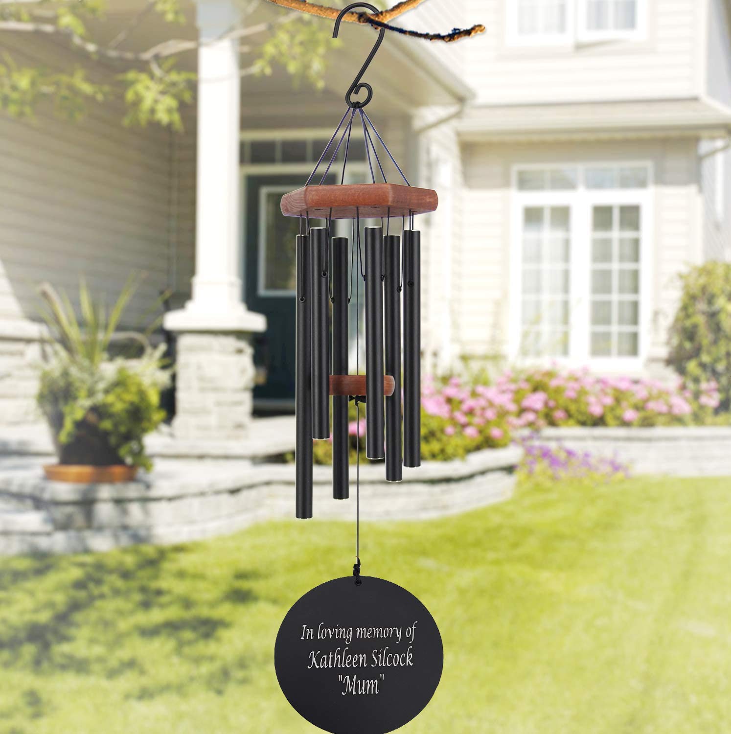 Personalized Memorial Wind Chimes - 40