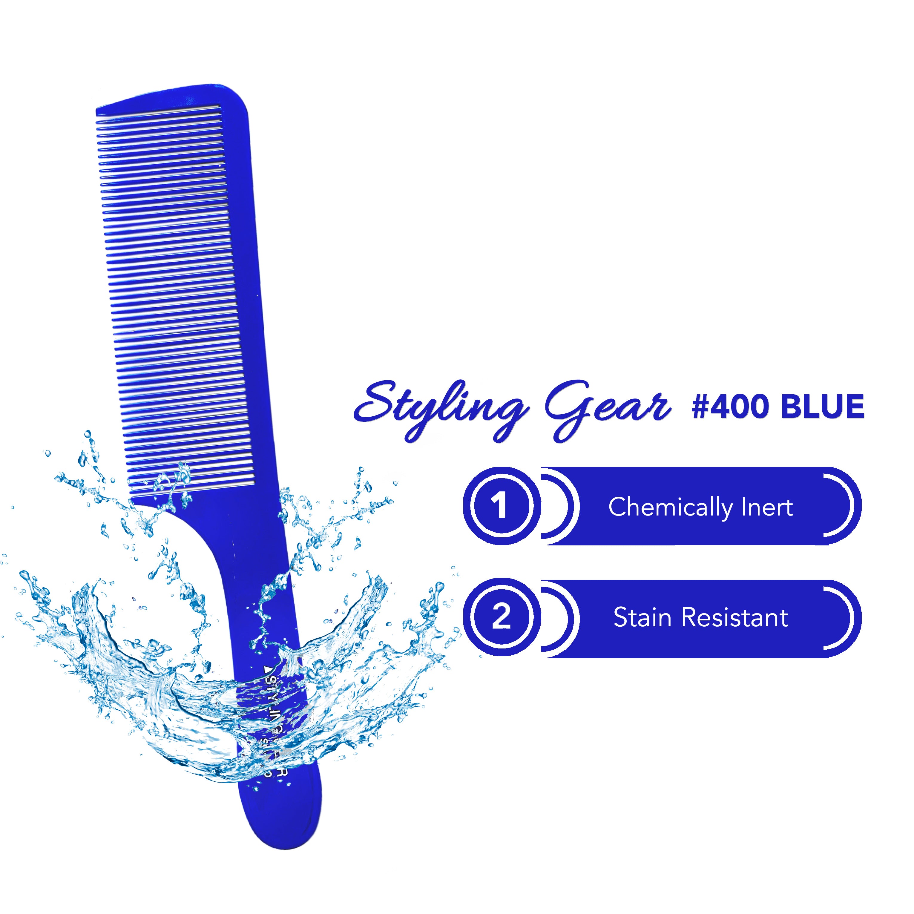Professional Barber Combs for Clipper Cutting, Styling & Blending Fades - 2 Pack | Durable Hair Cutting Tools for Salon & Home Use | Perfect for Men's Grooming, Fade Haircuts & Styling