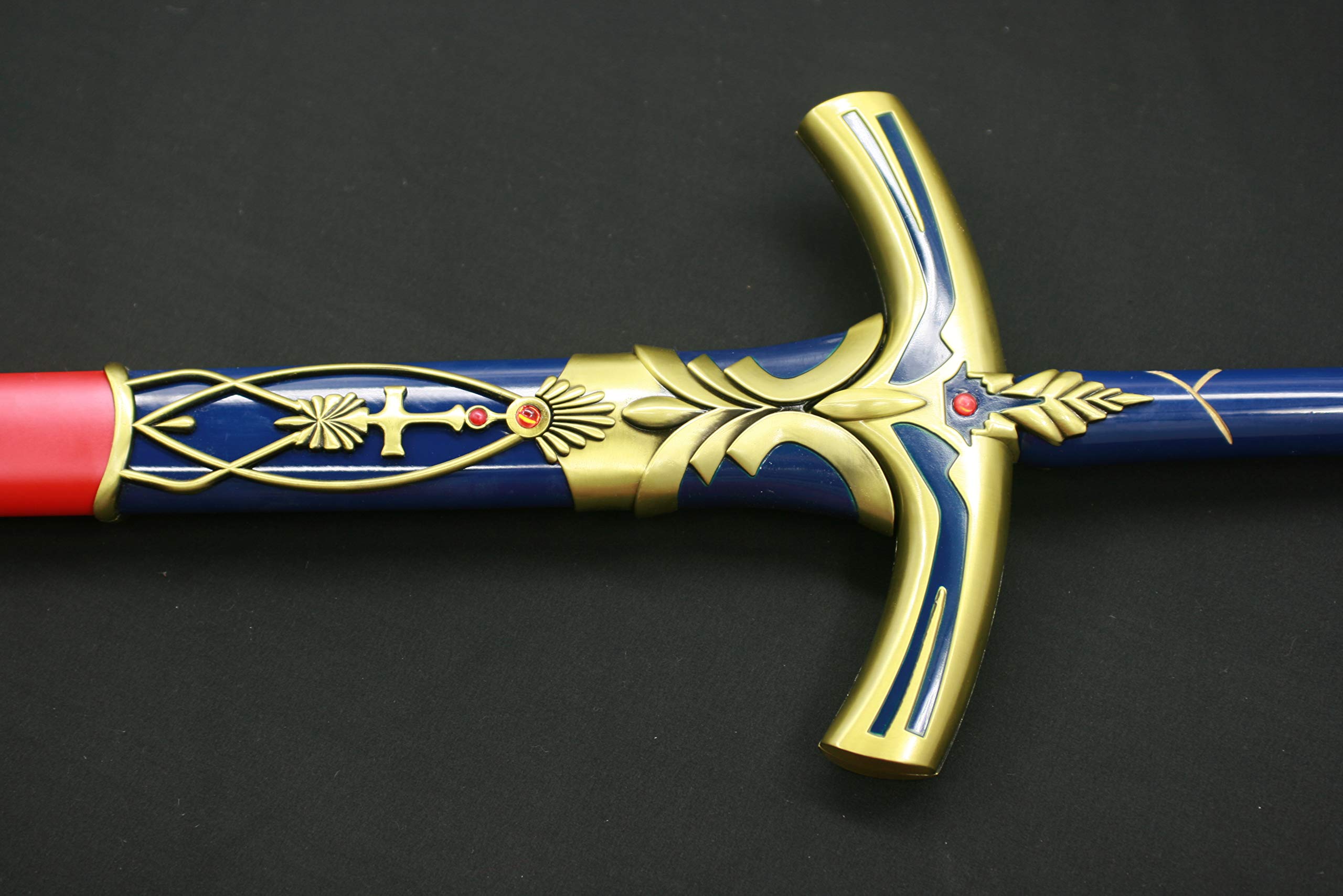 Fate Stay Night & Fate Grand Order Saber Anime Cosplay Sword - Excalibur Replica with Blue Scabbard | Perfect for Cosplay, Collectors, and Display