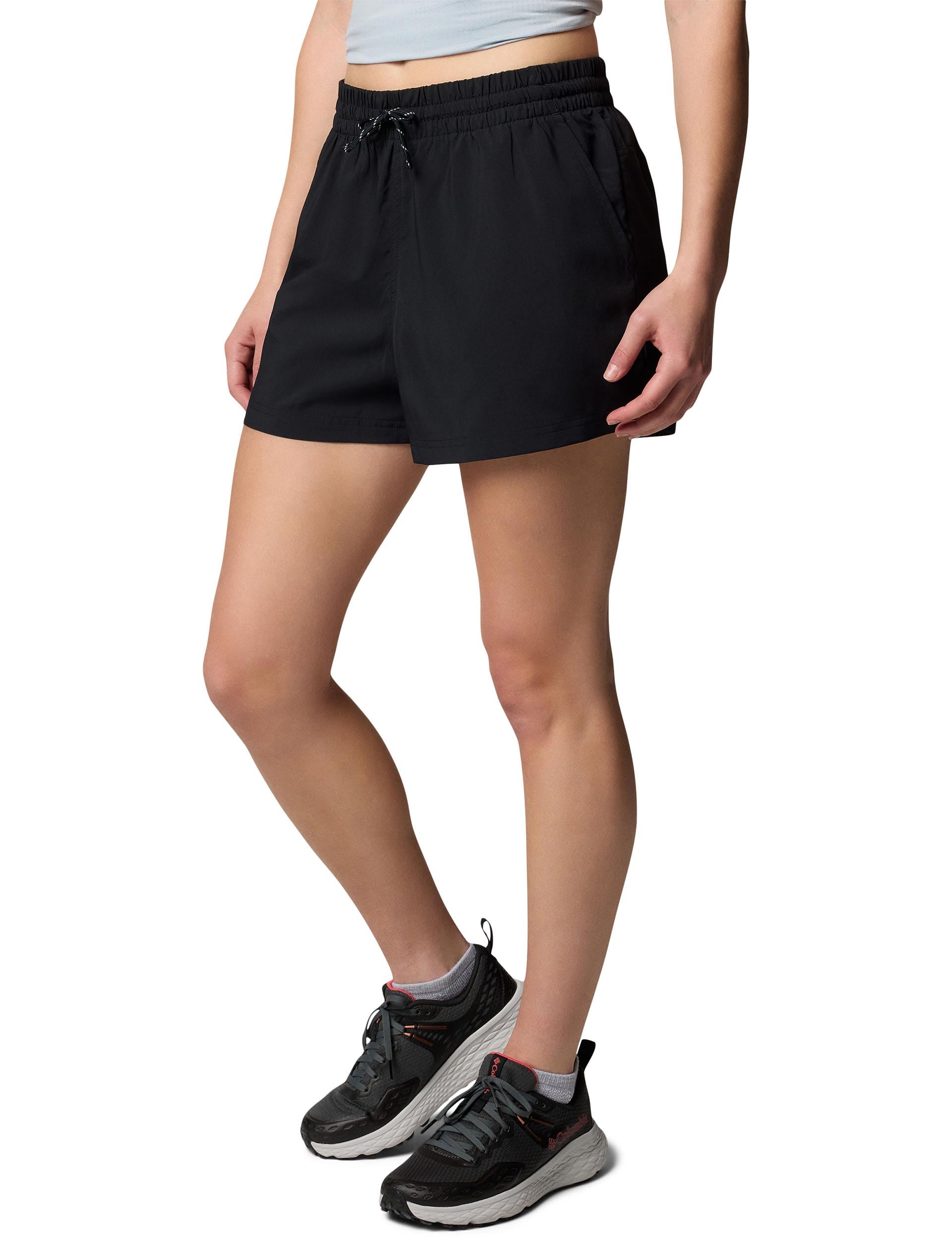 BlueVista Men's Hiking Shorts - Lightweight Quick-Dry Outdoor Adventure Shorts with Pockets for Camping, Running & Travel - Black