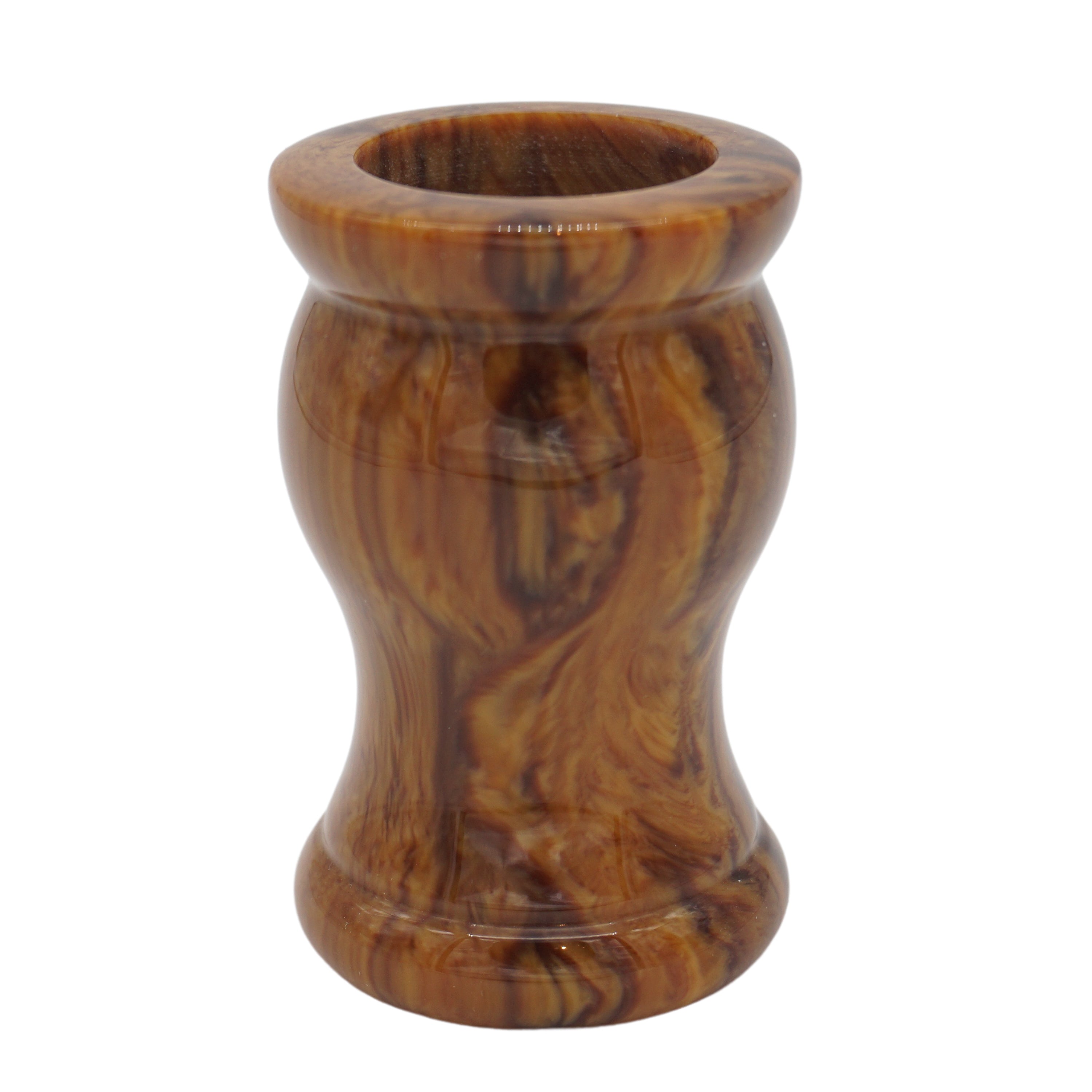 Premium Briar Wood Handcrafted Shaving Brush Handle - Fits 24mm & 26mm Knots - Perfect for Wet Shaving & Grooming Gifts for Men