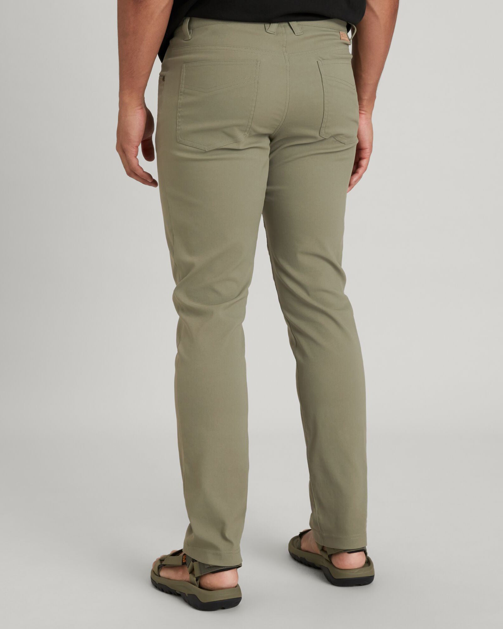 Men's Flight Long Pants - Lightweight Comfortable Travel Pants for Hiking, Outdoor & Casual Wear - Beech Color