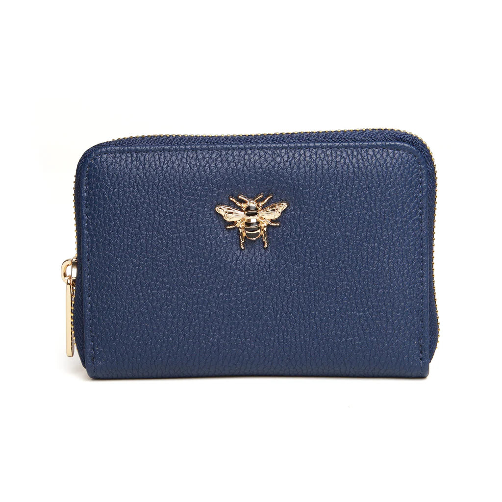 Alice Wheeler Bromley Purse - Navy Blue Leather Crossbody Bag for Women | Stylish & Durable Handbag for Work, Travel & Everyday Use