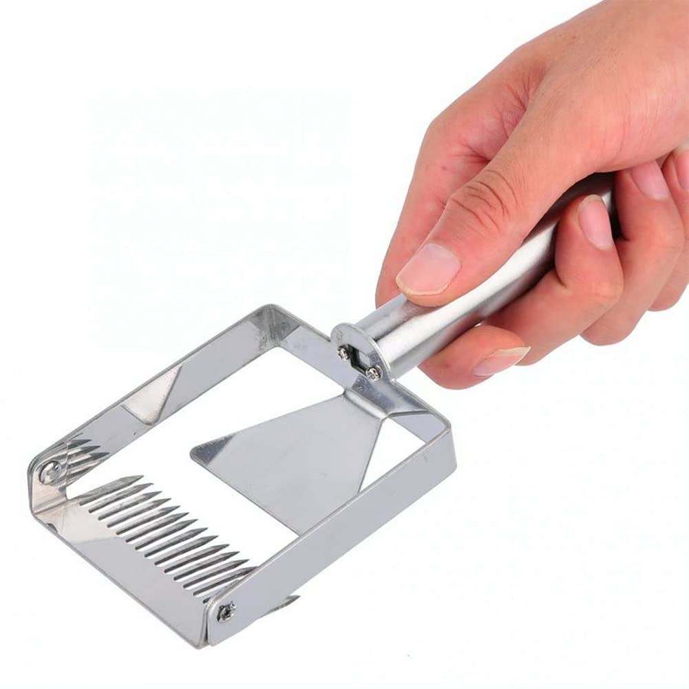 Premium Stainless Steel Honeycomb Scraper Fork - Beekeeping Tool for Uncapping Honey, Hive Maintenance & Wax Removal (10-Pack) - Ideal for Beekeepers, Honey Harvesting & DIY Beekeeping Projects