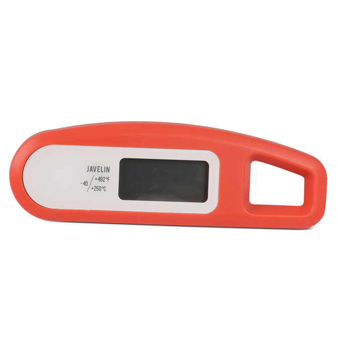 Lavatools Javelin Digital Folding Thermometer - Instant Read Meat Thermometer for Grilling, BBQ, Cooking & Baking - Waterproof Food Thermometer with Backlit LCD Display