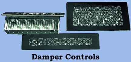 Antique Victorian Style Cast Iron Air Vent Cover - 6