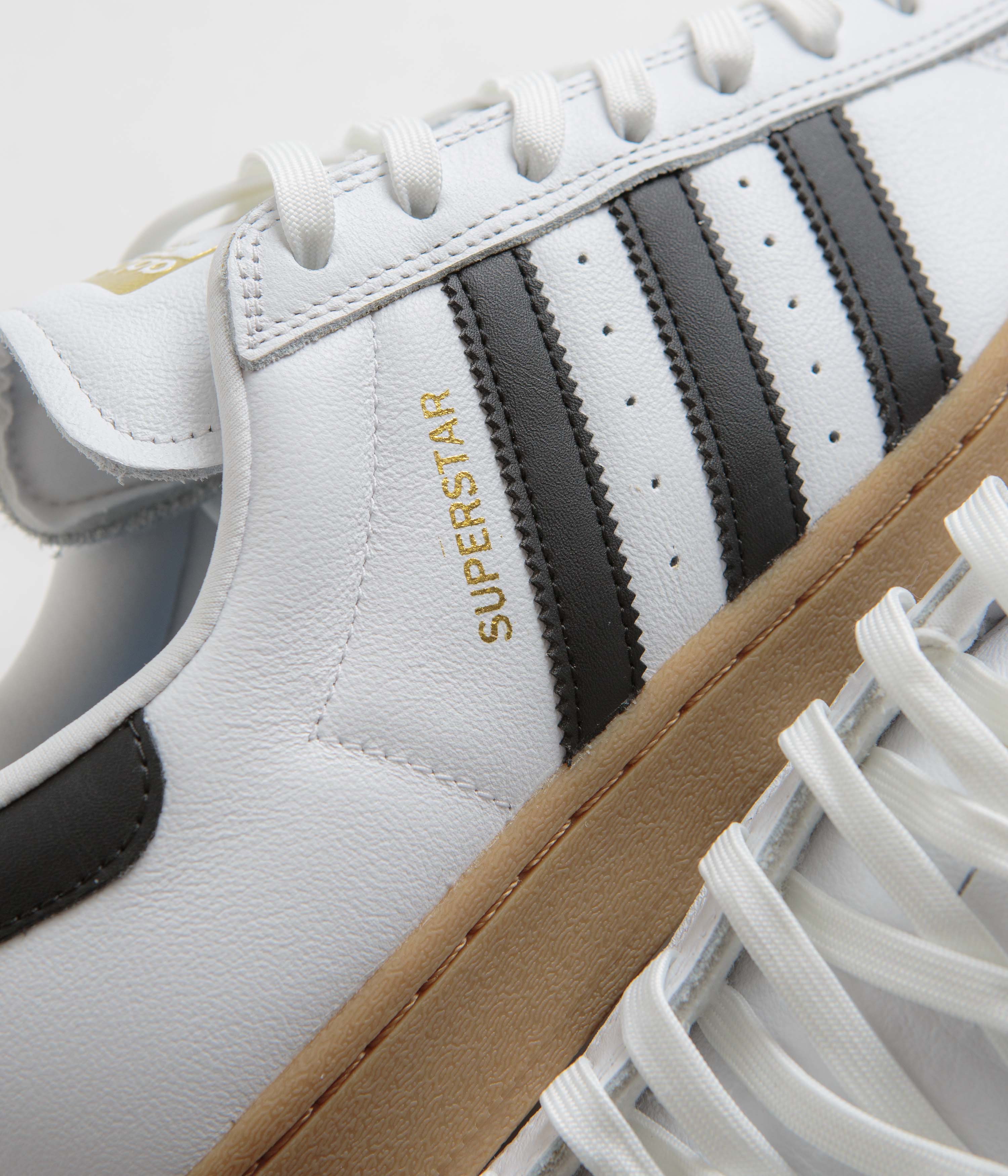 Adidas Superstar ADV Sneakers for Men & Women - White, Black & Gum Sole - Classic Casual & Streetwear Shoes for Everyday Wear, Gym & Fashion Outfits