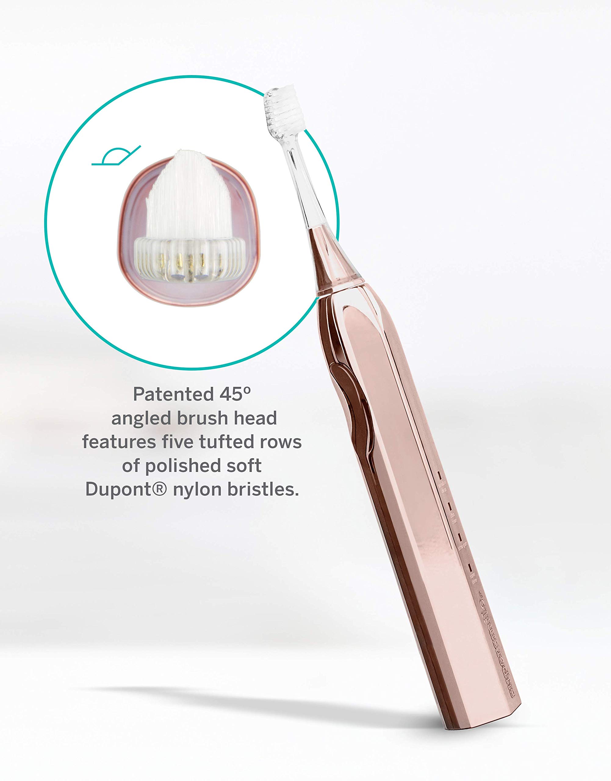 Supersmile Premium Whitening Toothbrush for Sensitive Teeth - Soft Bristles, Gentle Gum Care - Perfect for Travel & Daily Oral Hygiene Routine