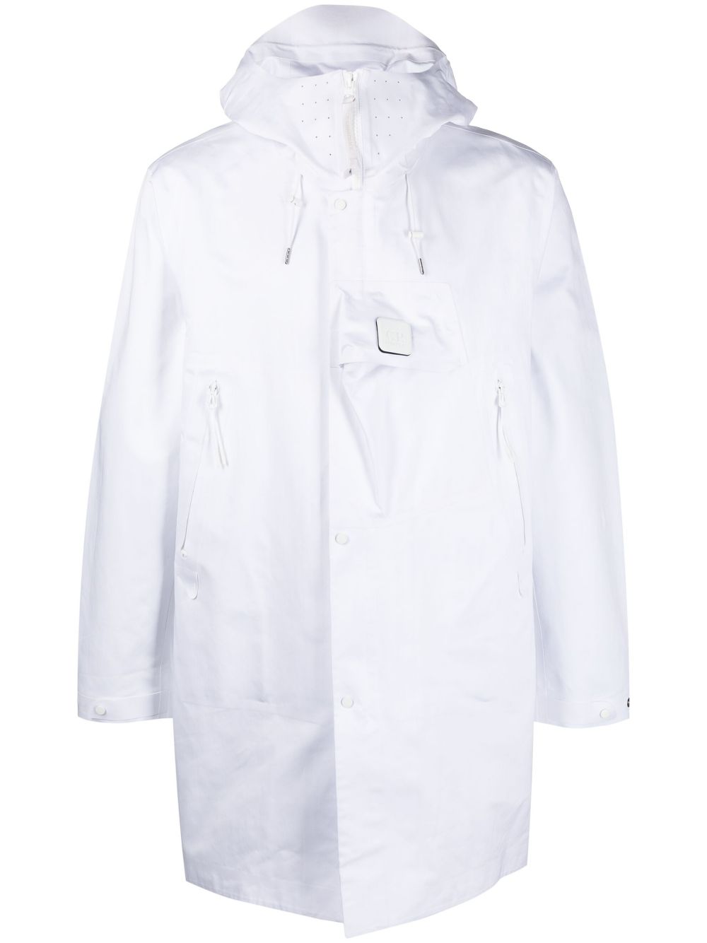 CP COMPANY METROPOLIS Winter Coat - White Waterproof Windbreaker Jacket for Men | Urban Streetwear Fashion | Perfect for Outdoor Activities & City Commuting