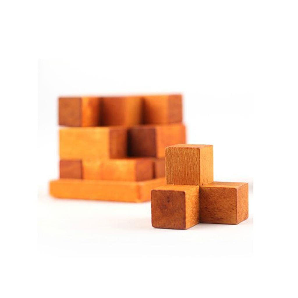 ATORSE Wooden Ming Lock Puzzle Toy - Brain Teaser Building Blocks for Kids, Educational Logic Game (Boxed) - Perfect for STEM Learning, Birthday Gifts & Family Game Night