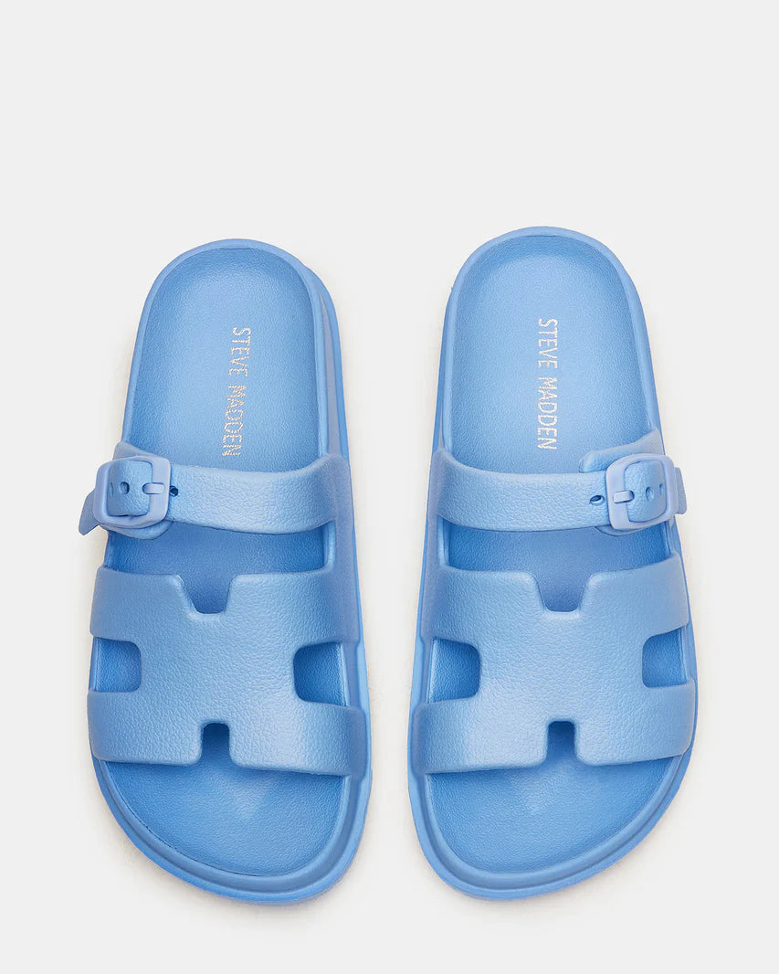 Steve Madden Spirit Sandal for Girls - Comfortable Kids' Summer Sandals with Adjustable Straps | Perfect for Beach, Pool, and Outdoor Play