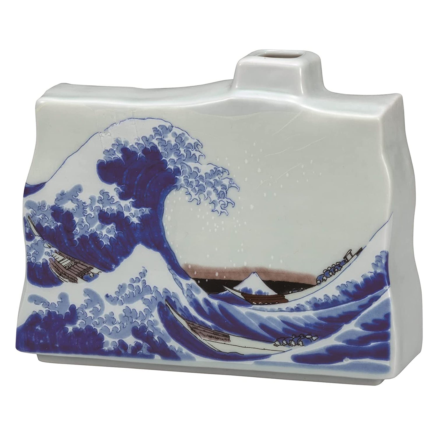 Authentic Kutani Ware Porcelain Single Flower Vase - Handcrafted Japanese Artistry - Perfect for Home Decor & Gift Giving