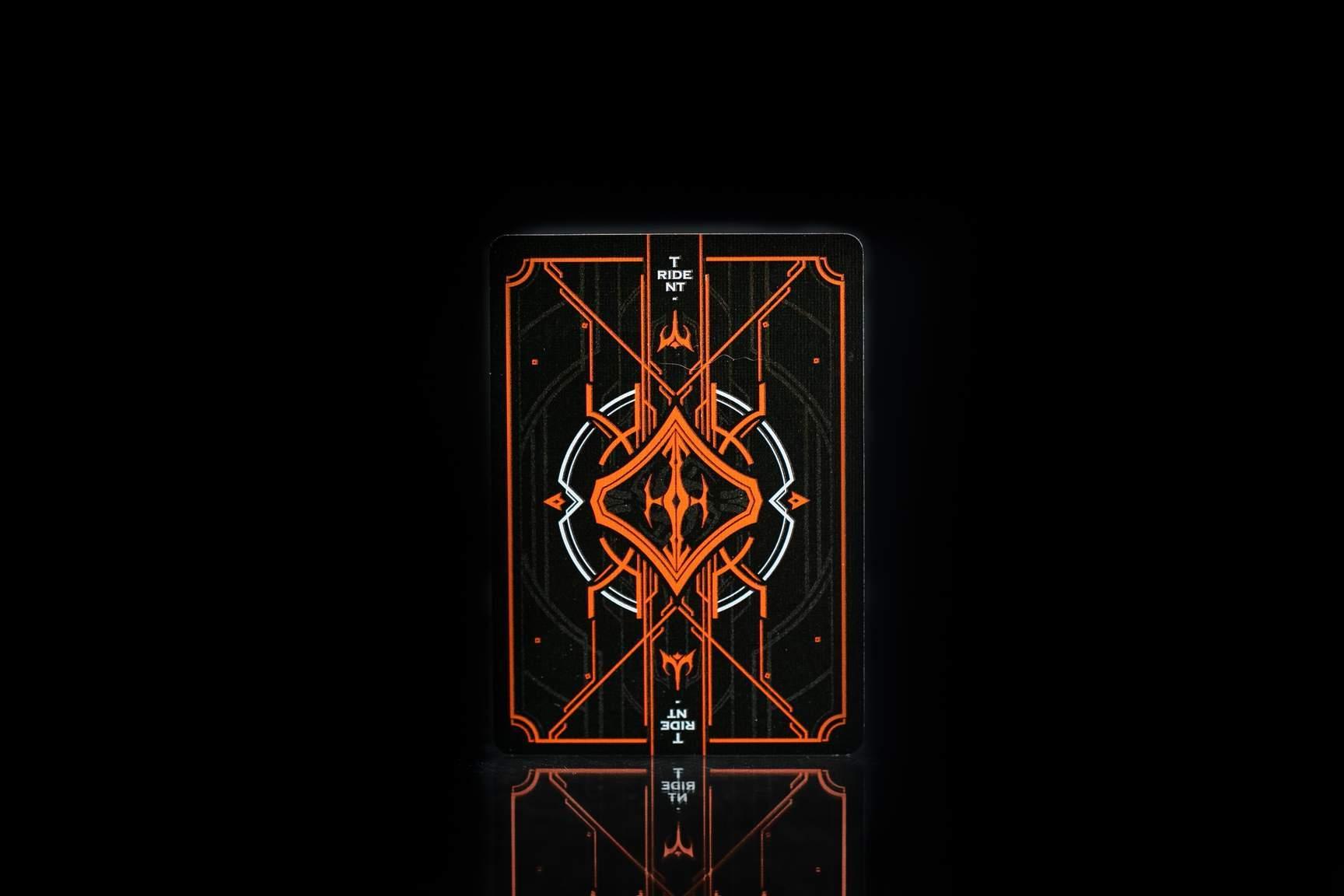 Premium Trident Deluxe Edition Playing Cards - Professional Poker Deck for Magic Tricks, Card Games & Casino Nights - Ideal for Poker, Blackjack, Bridge & Cardistry Practice