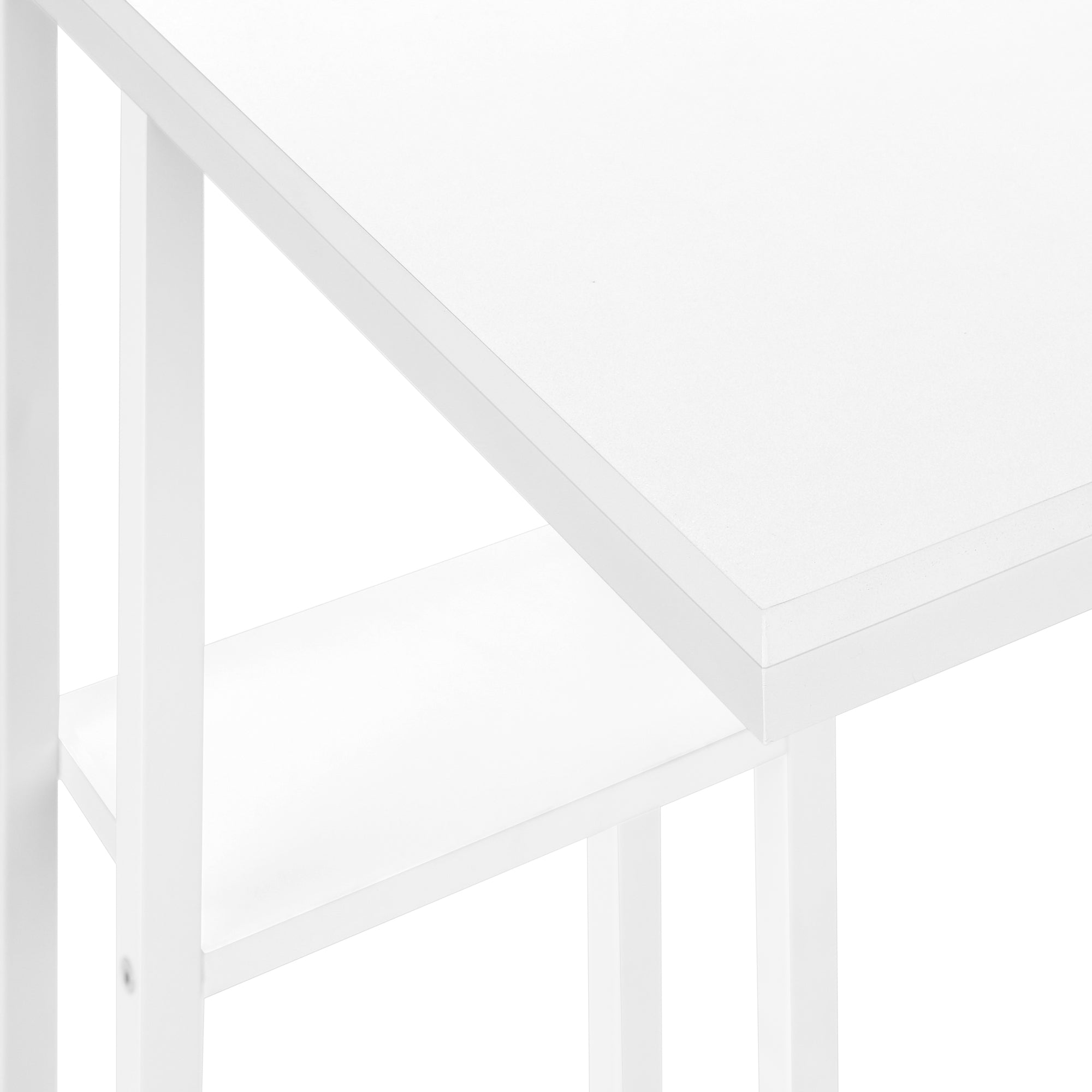 Modern White Accent Table - 25