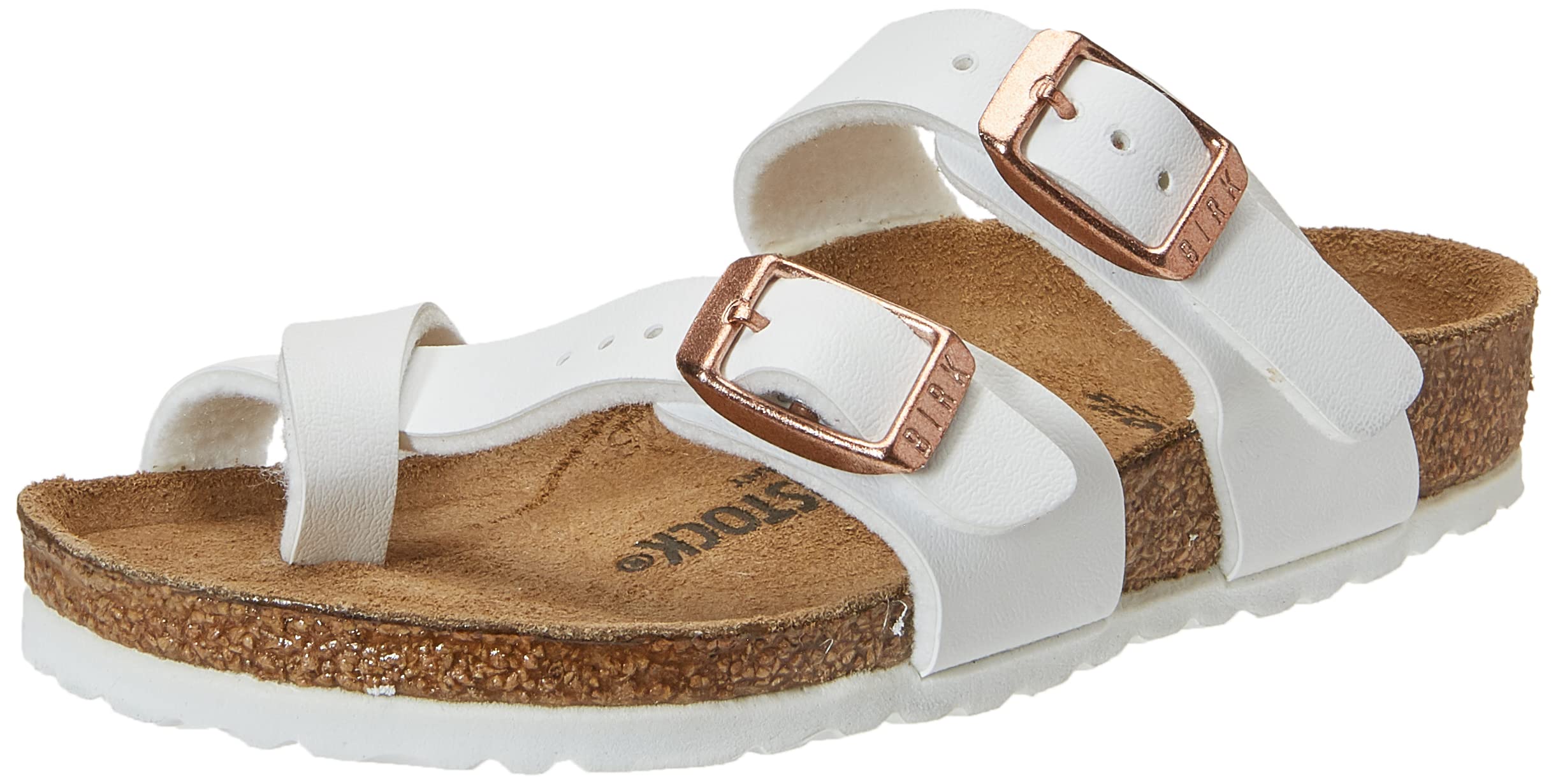 Birkenstock Mayari Women's Sandals - White Leather Straps with Soft Footbed | Comfortable & Stylish for Casual Wear, Beach, and Summer Outings