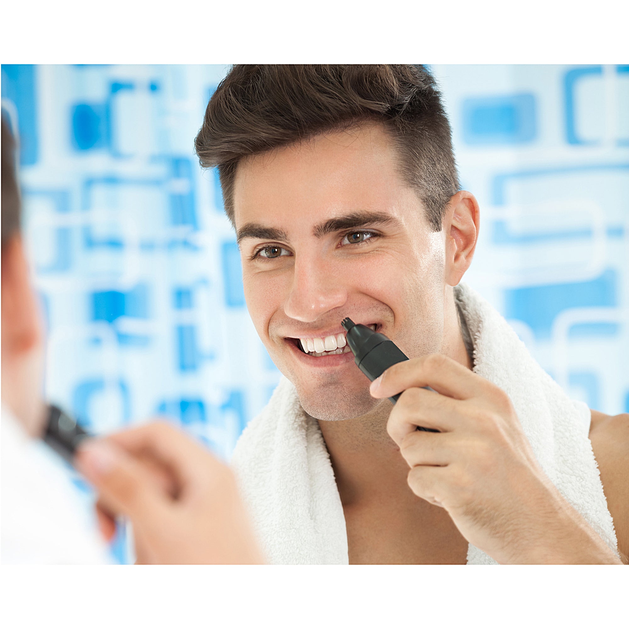 IGIA Nose & Ear Hair Trimmer for Men - Painless Grooming Kit with LED Light & USB Rechargeable - Perfect for Travel, Home, and Personal Care