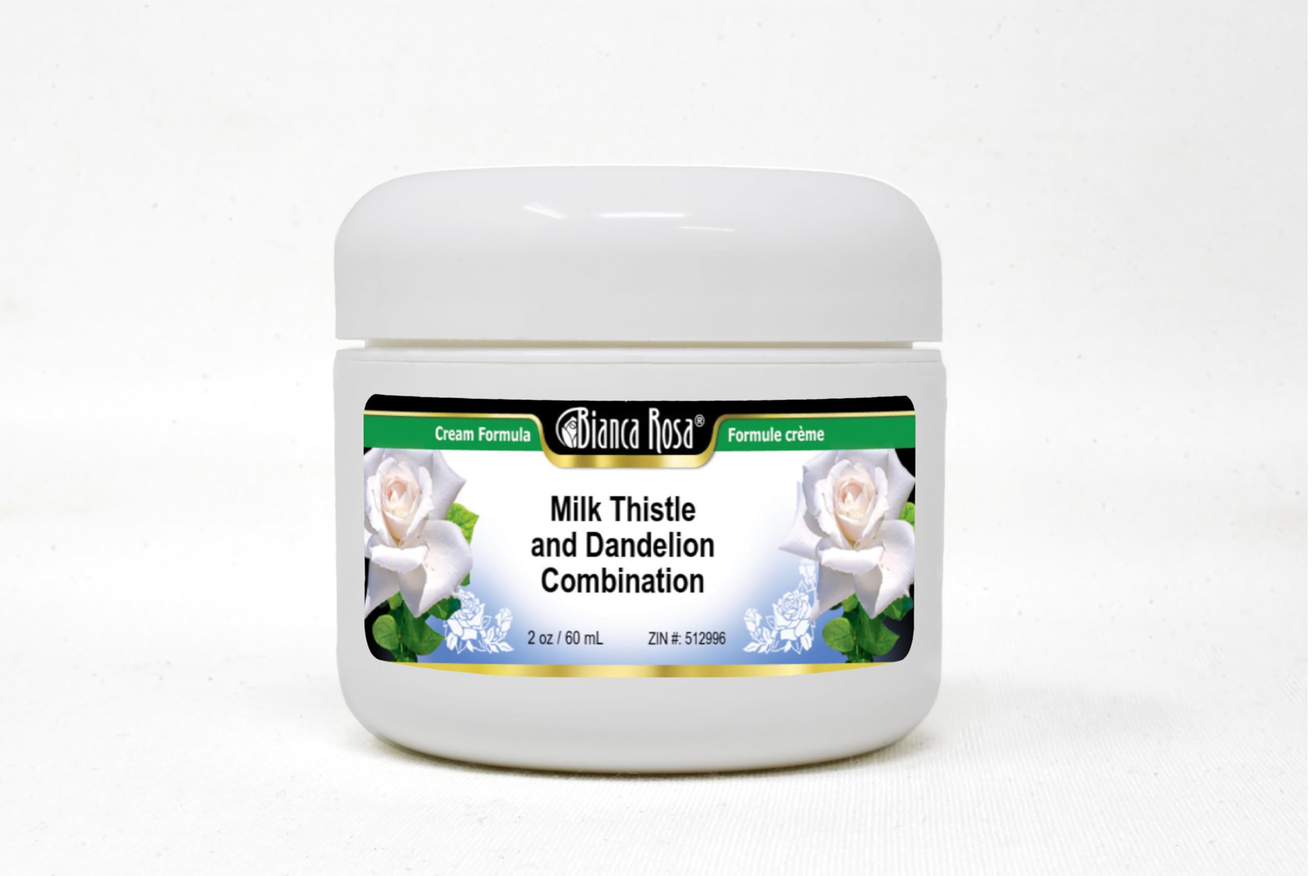 Organic Milk Thistle & Dandelion Root Cream - 2oz Herbal Skin Care (3-Pack) | Natural Face & Body Moisturizer for Dry Skin, Eczema Relief & Anti-Aging | ZIN:512996