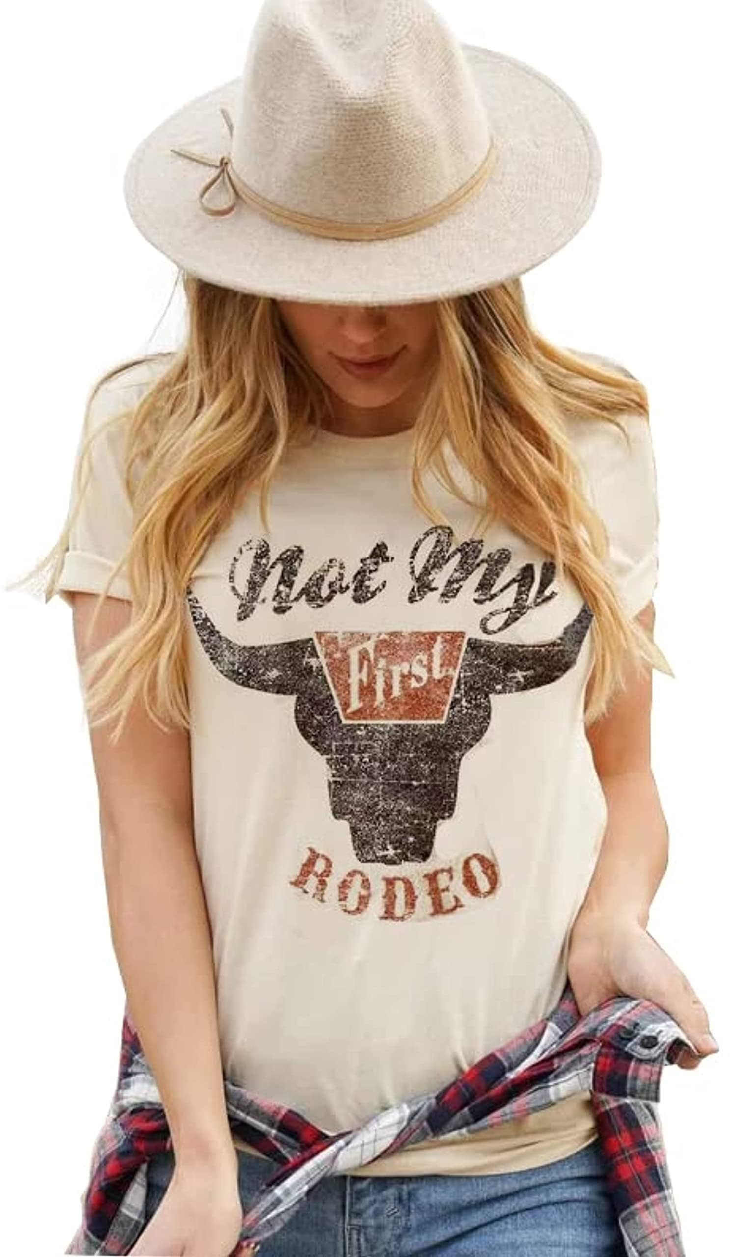 GEMLON Women's Summer Graphic Tee Shirts 2024 - Trendy Loose Fit Short Sleeve T-Shirts for Women | Casual Outfit, Beach Wear & Street Style Fashion