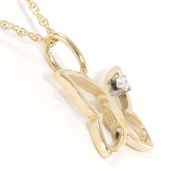 14K Yellow Gold Diamond Necklace for Women - Elegant & Dainty Jewelry Gift for Anniversary, Valentine's Day & Special Occasions