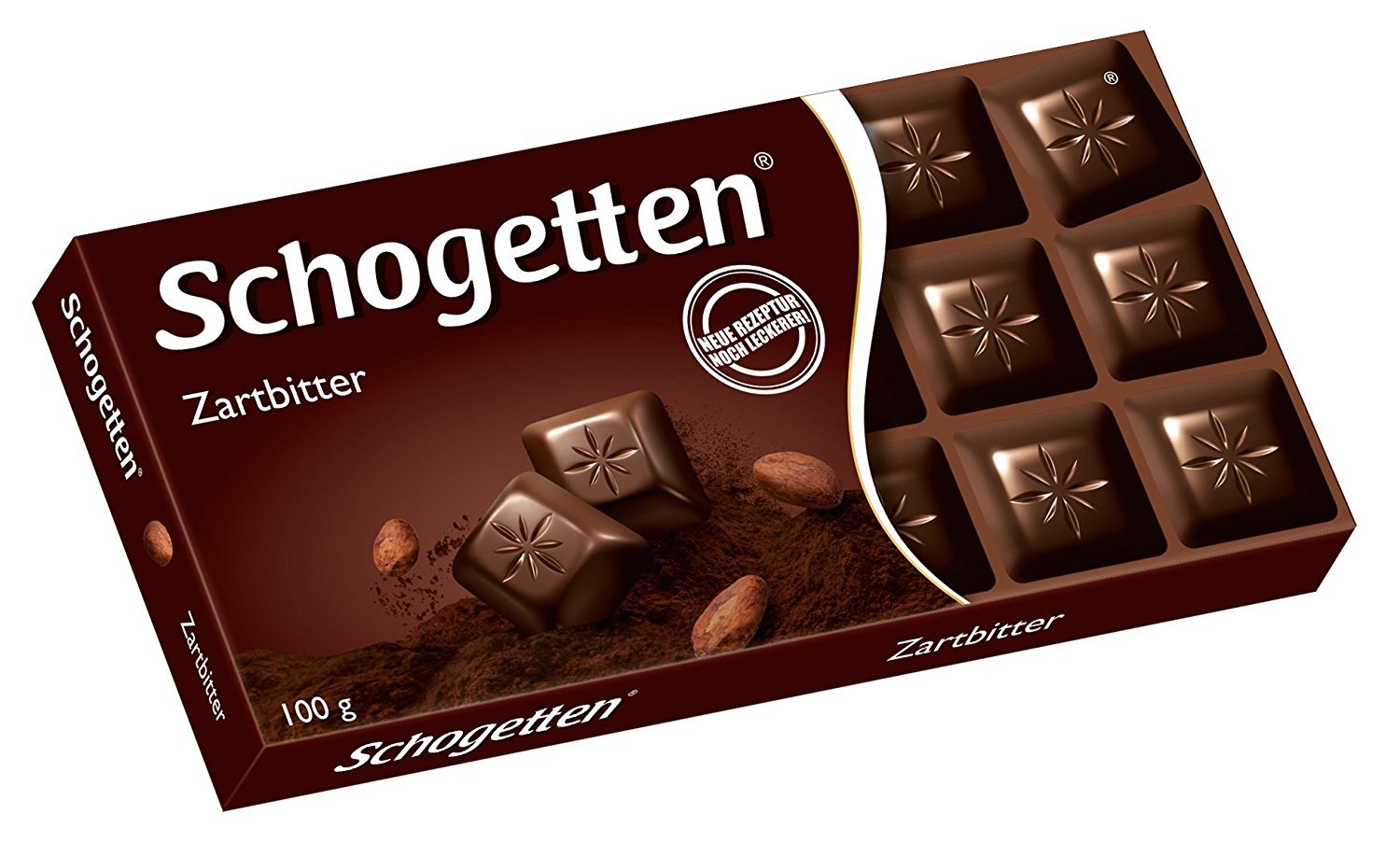 Premium Schogetten Dark Chocolate Bars 100g (15-Pack) - Rich Cocoa, No Artificial Flavors - Perfect for Gifts, Office Snacks & Dessert Platters