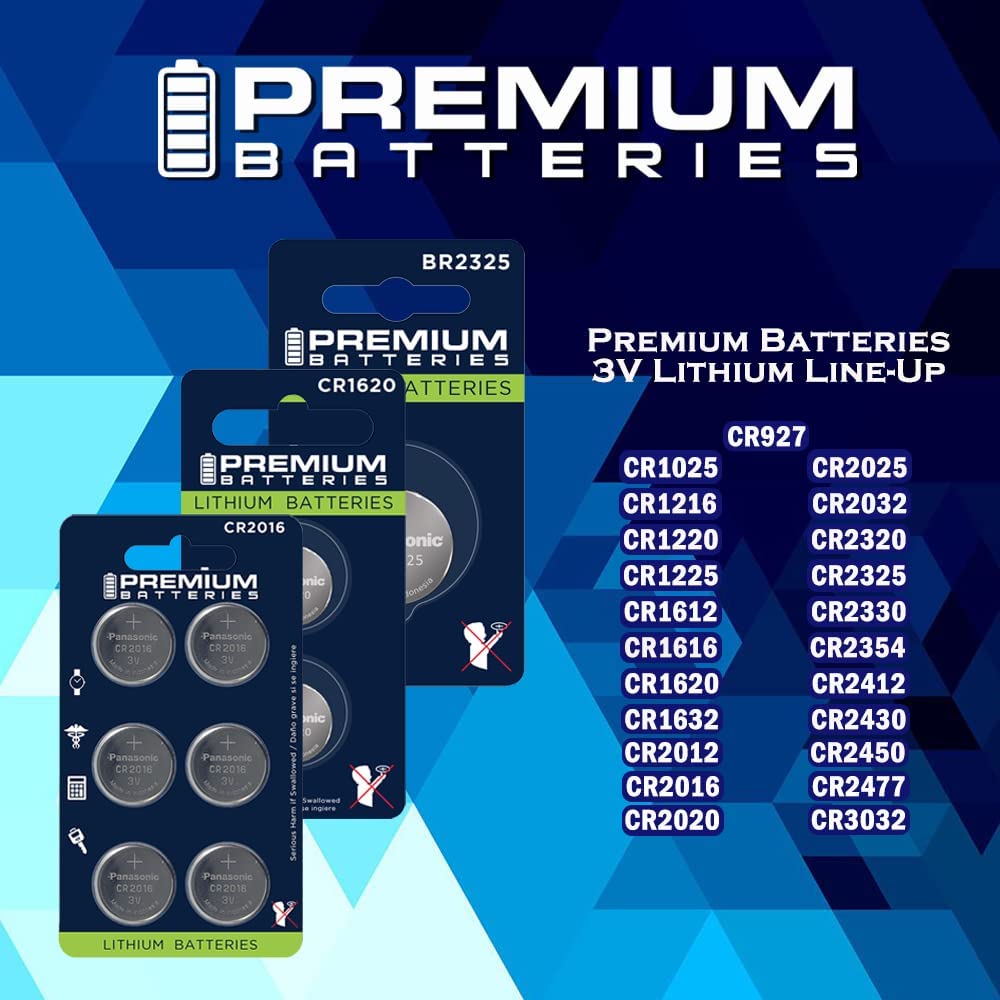 Premium CR1220 3V Lithium Coin Cell Battery - High Capacity Japanese Engineered (6 Pack) - Perfect for Watches, Calculators & Small Electronics