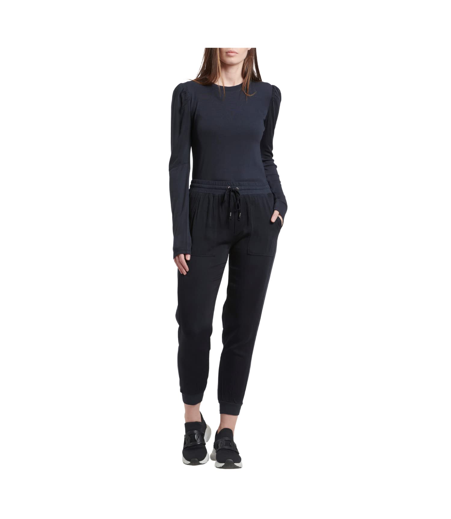 Splendid Women's Oslo Woven Joggers - Comfortable Casual Pants for Lounge, Yoga & Running | Soft Stretchy Athletic Jogger Pants for Women