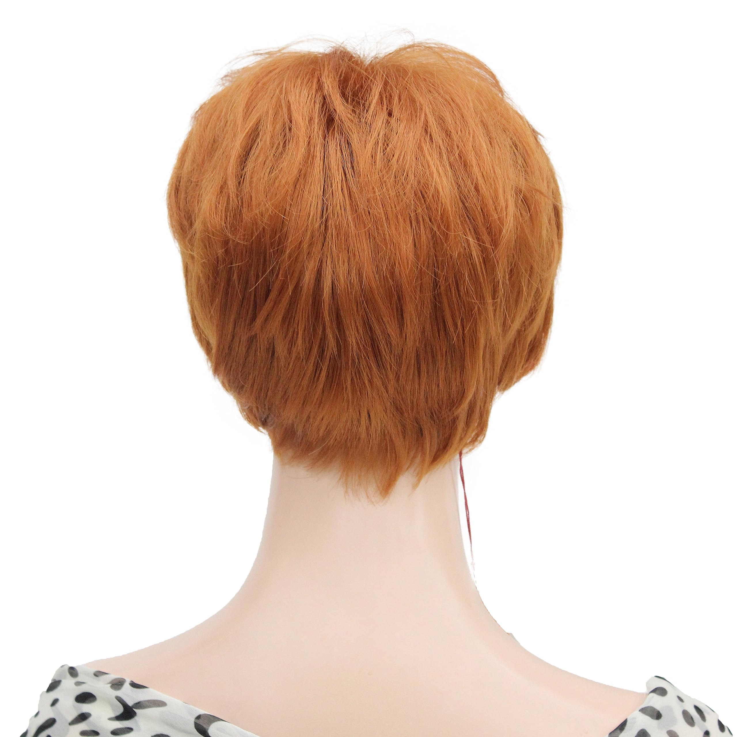 Heat Resistant Short Layered Synthetic Wig for Women - Perfect for Cosplay, Daily Wear & Styling