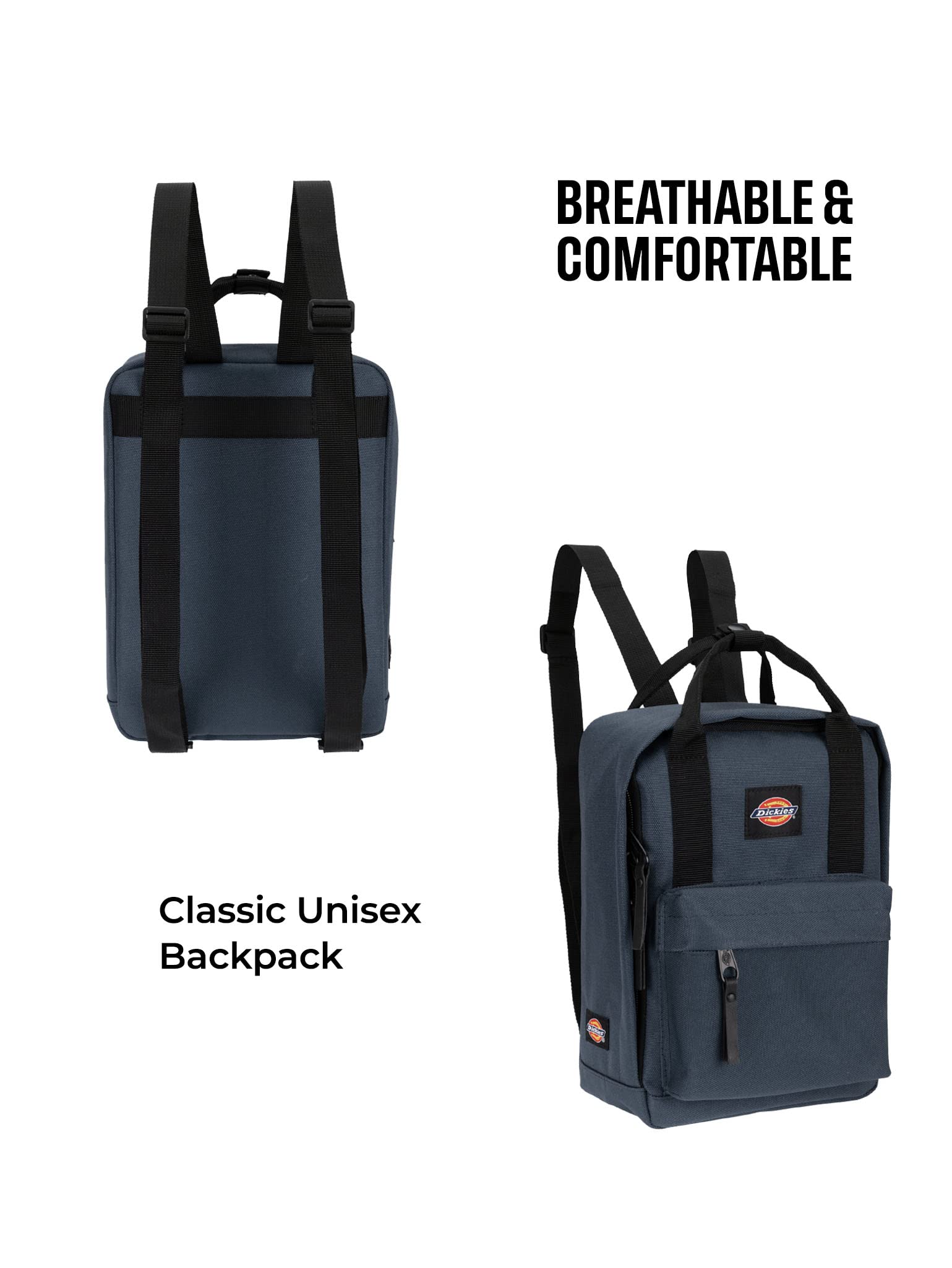 Dickies Brooklyn Mini Backpack for Men & Women - Durable Travel Backpack, School Book Bag, Casual Daypack for Work, Gym & Outdoor Adventures