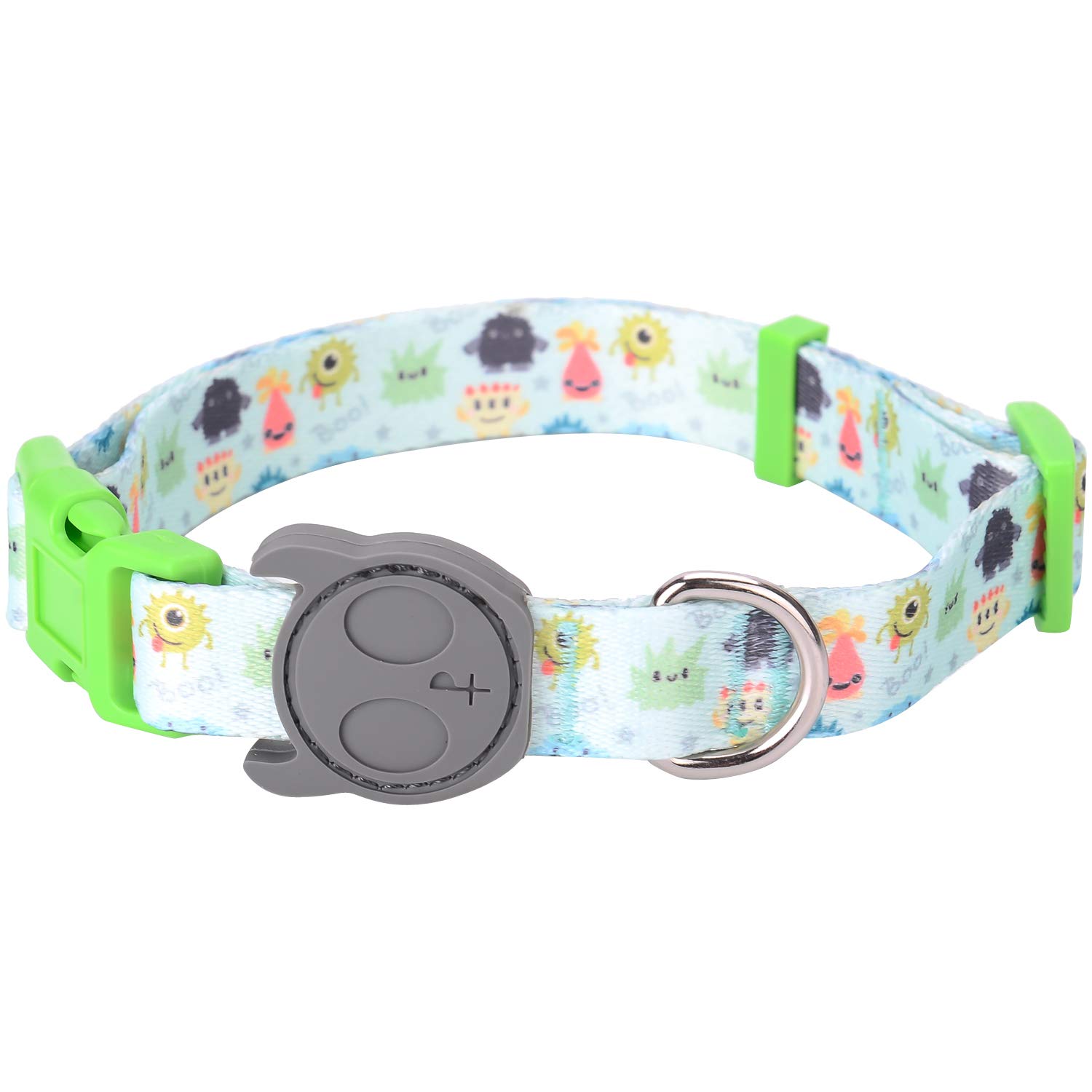 **PetANTastic Adjustable Small Dog Collar – Durable Soft & Heavy Duty with Cute Monster Design – Comfortable for Puppies & Adult Dogs – Perfect for Indoor & Outdoor Use**