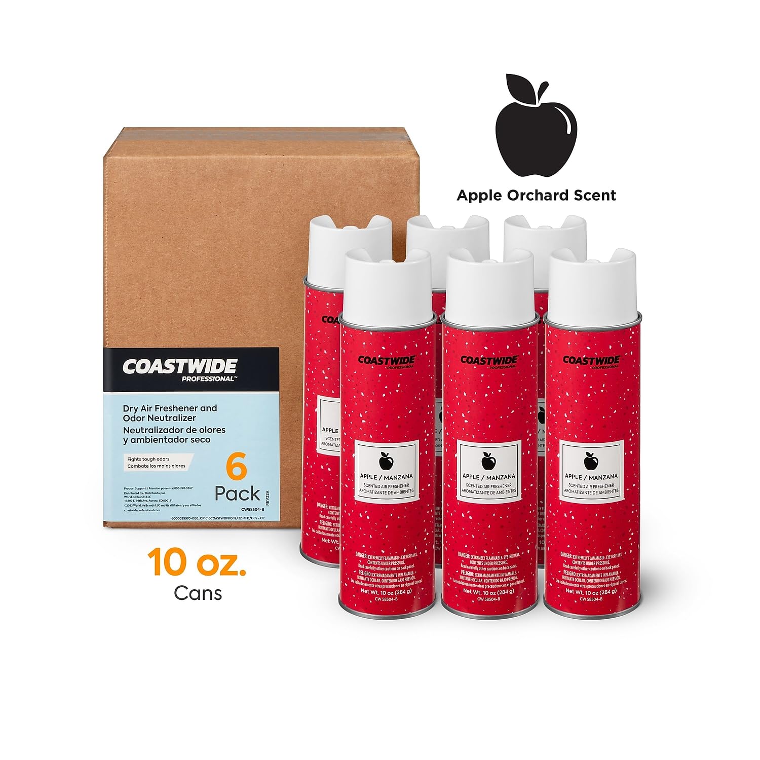 Apple Orchard Scented Dry Air Freshener Canister - 2611745 by Staples | Eliminate Odors in Home, Office & Car