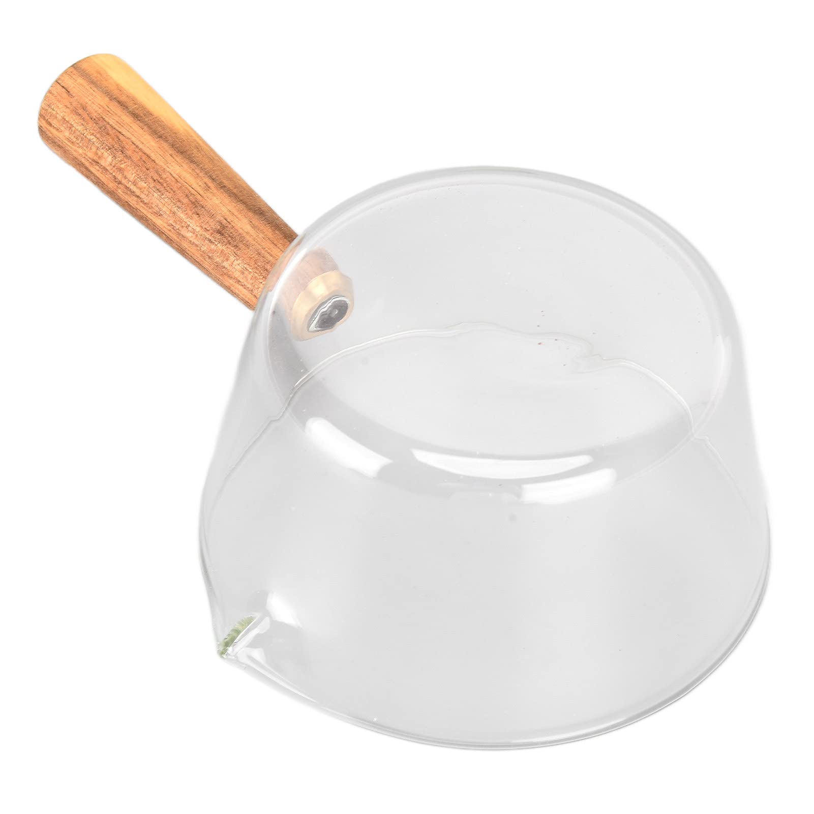 Alvinlite Nonstick Glass Sauce Pan - 400ml Milk Pot with Lid, Heat-Resistant Cooking Pot for Kitchen, Perfect for Boiling Milk, Making Sauces, and Serving Beverages