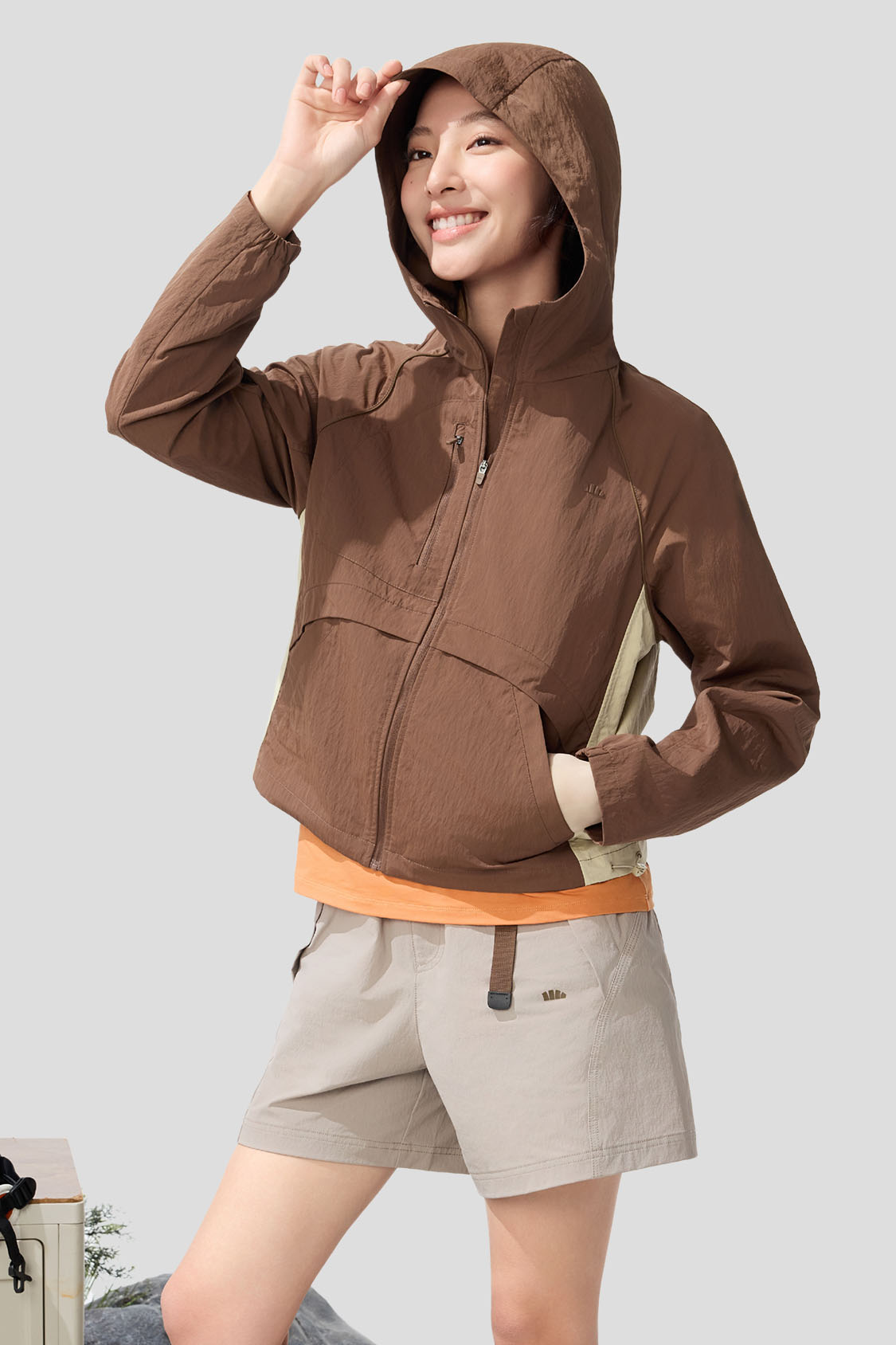Shield Women's Lightweight Windproof Jacket UPF50+ Sun Protection - Perfect for Hiking, Running & Outdoor Activities