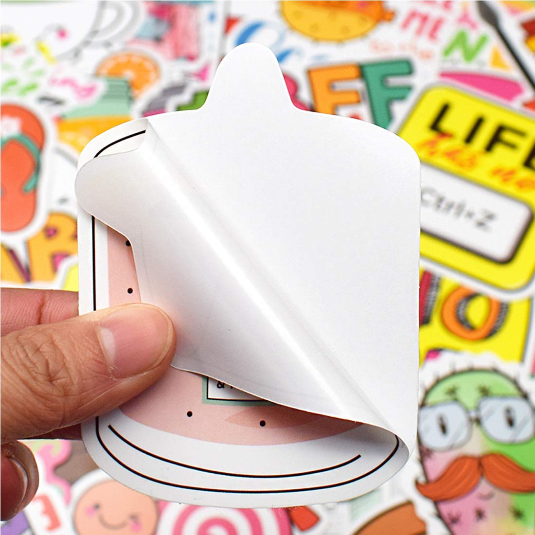 50 Pack Cute Aesthetic Vinyl Stickers - Waterproof Decals for Water Bottles, Laptops, Skateboards & Cups | Perfect for Girls, Teens & Adults | Great for School, Office & Personalizing Accessories
