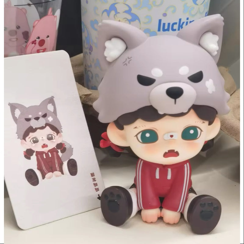 Baby Zoraa Grey Wolf Plush Toy - A Secret We Can't Tell Series | Soft & Cuddly Stuffed Animal for Kids, Perfect for Nursery Decor, Birthday Gifts & Storytime Companions