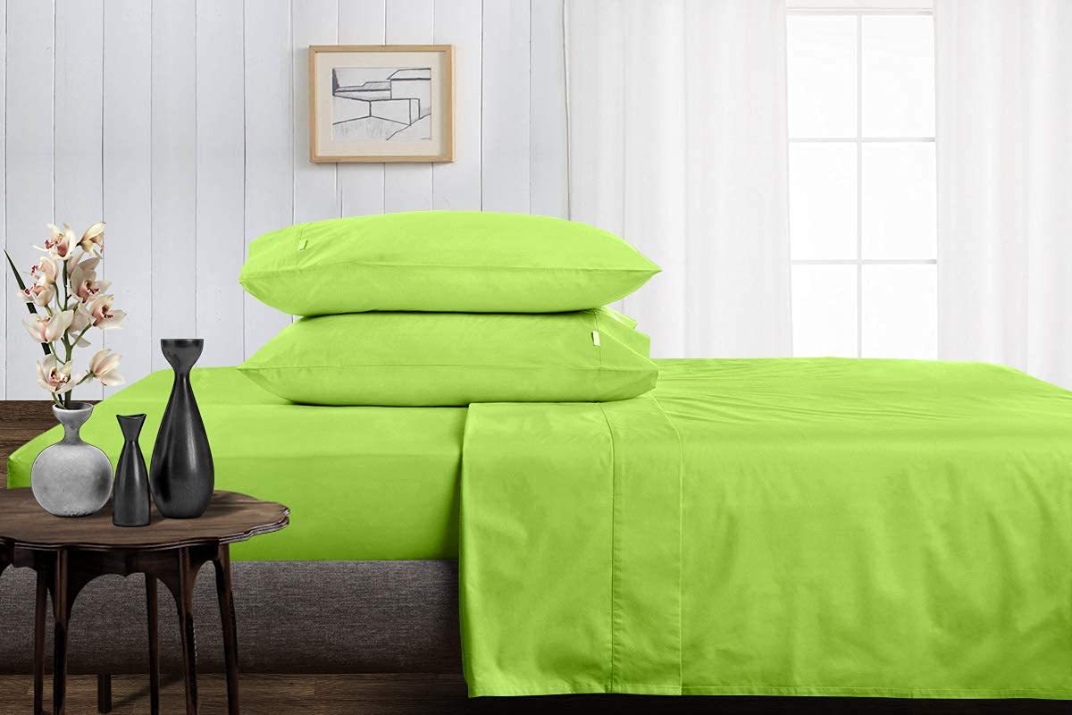 Luxury 800 Thread Count 100% Egyptian Cotton 4-Piece Bed Sheet Set - Twin XL Size with 10