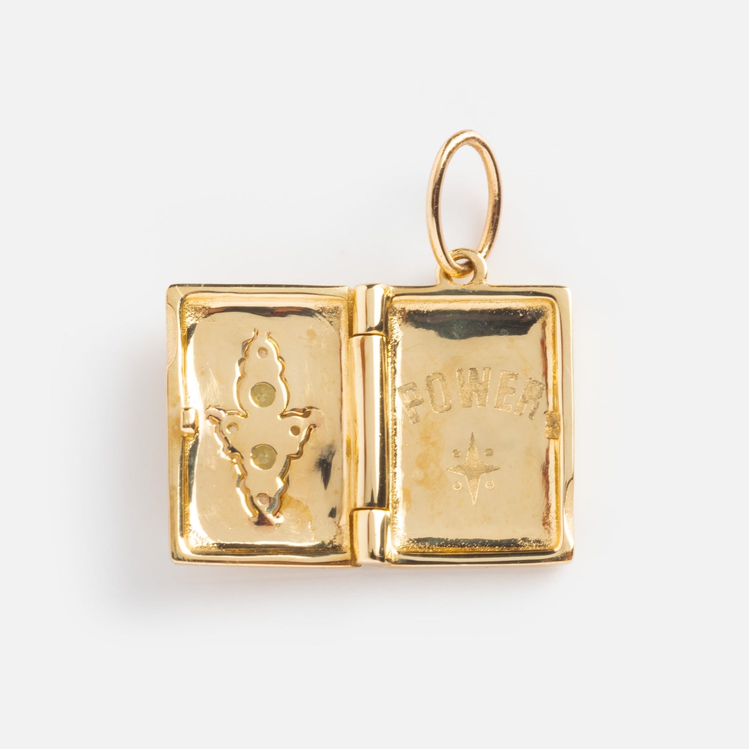 Solid Gold Amulet Charm - Elegant Jewelry for Protection & Good Luck | Perfect for Gifts, Spiritual Healing & Fashion Accessories