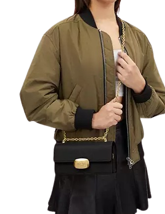 Coach Eliza Flap Crossbody Bag for Women - Stylish Leather Shoulder Purse with Adjustable Strap | Perfect for Work, Travel & Everyday Use