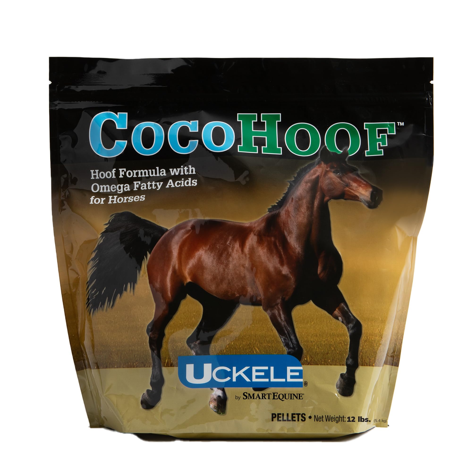 SmartEquine CocoHoof Horse Hoof Supplement with Biotin - 12 LB | Essential Vitamins, Minerals, Amino & Fatty Acids for Stronger Hooves | Perfect for Daily Equine Care & Hoof Health Maintenance