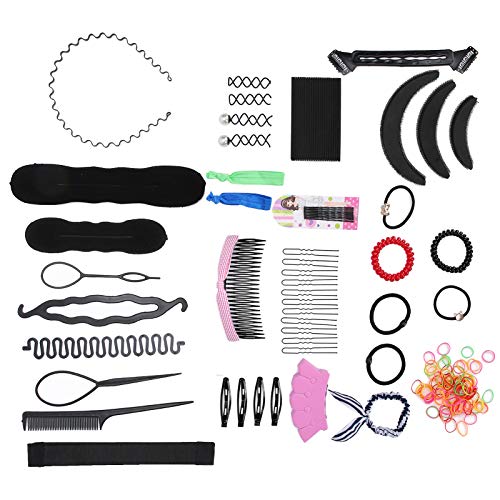 22Pcs DIY Hair Braiding Tool Kit - Professional Styling Tools Set with Pins, Clips & Tail Comb for Braids, Updos & Hair Designs | Perfect for Salons, Home Use & Travel Accessories