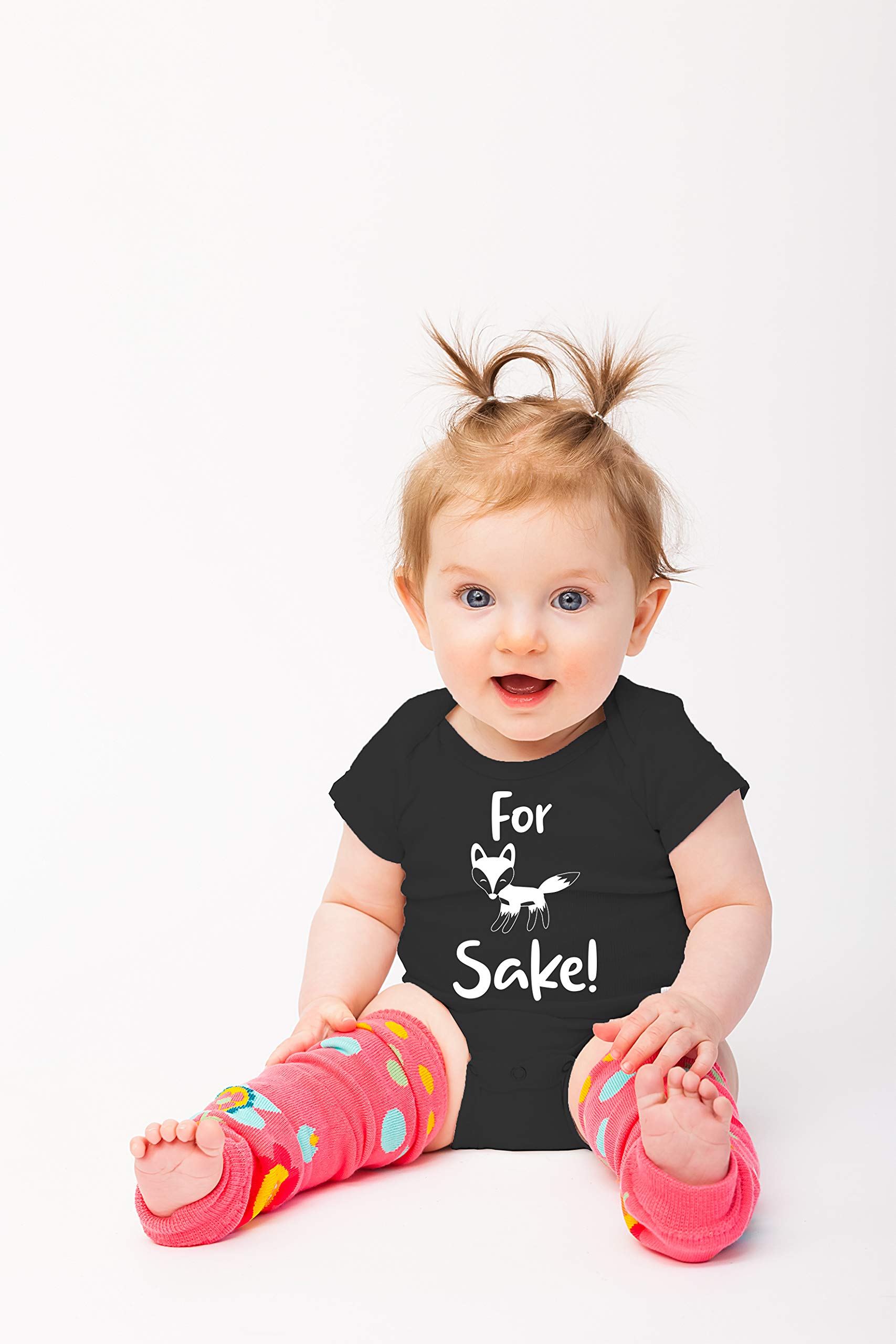 Funny Baby Bodysuit - Cute Newborn Romper for Boys & Girls - For Fox Sake Design - Perfect for Playtime, Photoshoots & Everyday Outfits