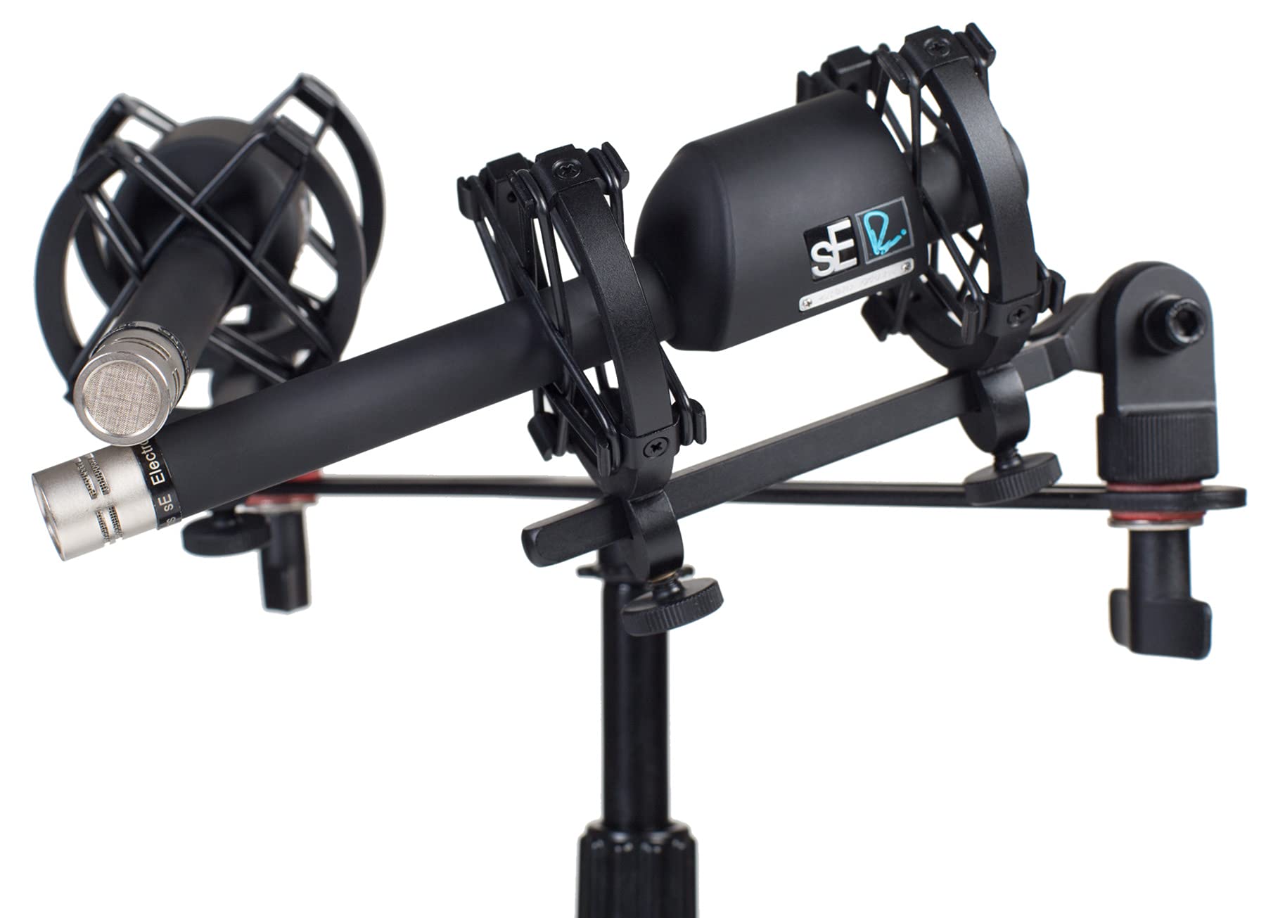 SE ELECTRONICS Rupert Neve RN17 Shockmounts - Matched Pair with B57 Mounts & Custom Case for Professional Studio Microphones | Perfect for Vocal Recording, Podcasting & Live Performances