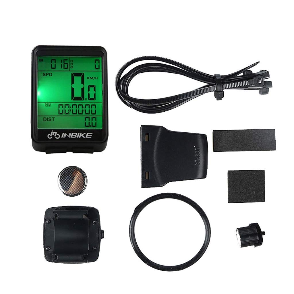 **DFDGBD Wireless Bike Speedometer - Waterproof Bicycle Odometer with LCD Display - Universal Bike Computer for Fat Tire & Mountain Bikes - Perfect for Cycling, Commuting & Outdoor Adventures**